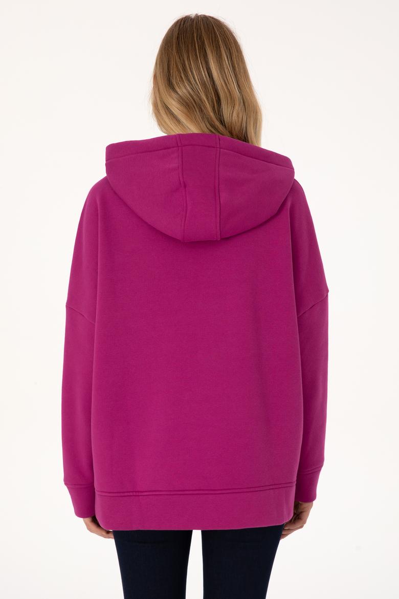 Kadın Fuşya Sweatshirt - 50314938007