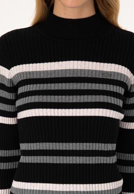 Kadın Siyah Kazak - 50309646012