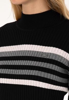 Kadın Siyah Kazak - 50309646012