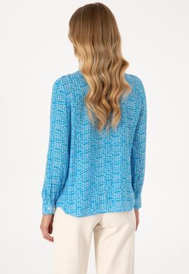 Kadın Kobalt Mavi Uzun Kollu Gömlek - 50306433003