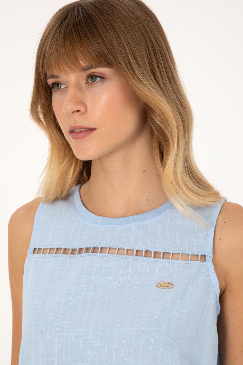 Kadın Açık Mavi Tişört - 50300747006