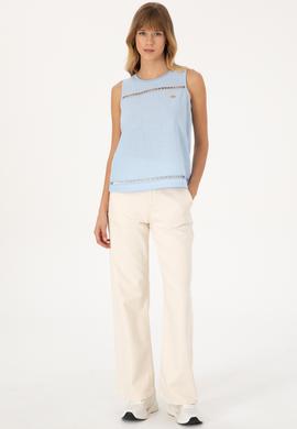 Kadın Açık Mavi Tişört - 50300747006