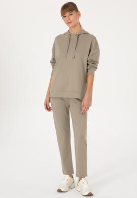 Kadın Açık Haki Modal Karışımlı Eşofman Altı - 50313571016