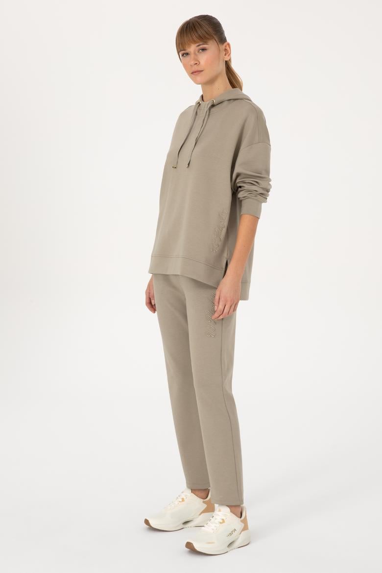 Kadın Açık Haki Modal Karışımlı Eşofman Altı - 50313571016