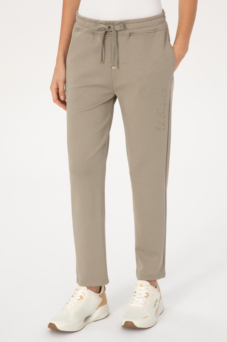 Kadın Açık Haki Modal Karışımlı Eşofman Altı