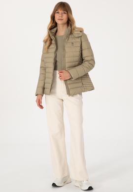 Kadın Açık Haki Mont - 50307935033