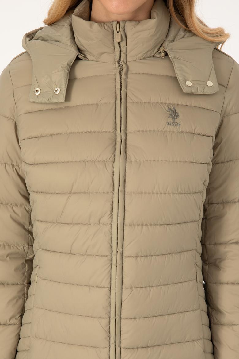 Kadın Açık Haki Mont - 50307935033