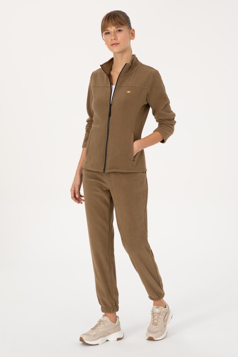 Kadın Haki Polar Jogger Eşofman Altı - 50318758016