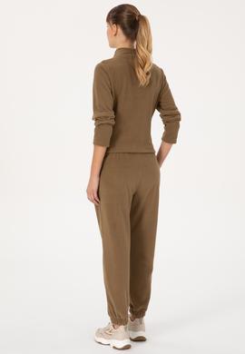 Kadın Haki Polar Jogger Eşofman Altı - 50318758016