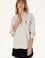 Kadın Ekru Uzun Kollu Basic Gömlek