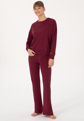 Kadın Vişne Yılbaşı Temalı Pijama Takımı - 50318899004