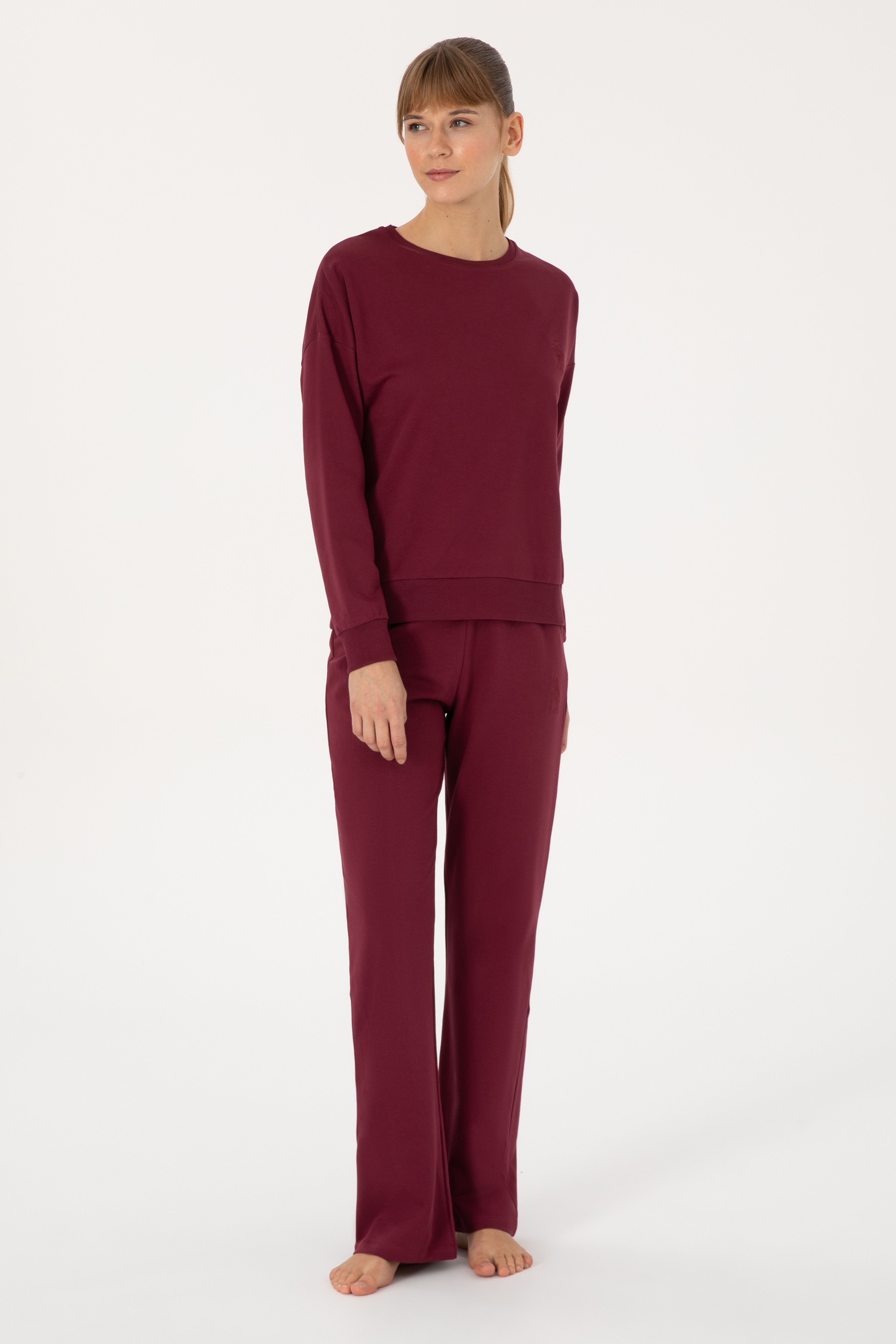 Kadın Vişne Yılbaşı Temalı Pijama Takımı - Image 4