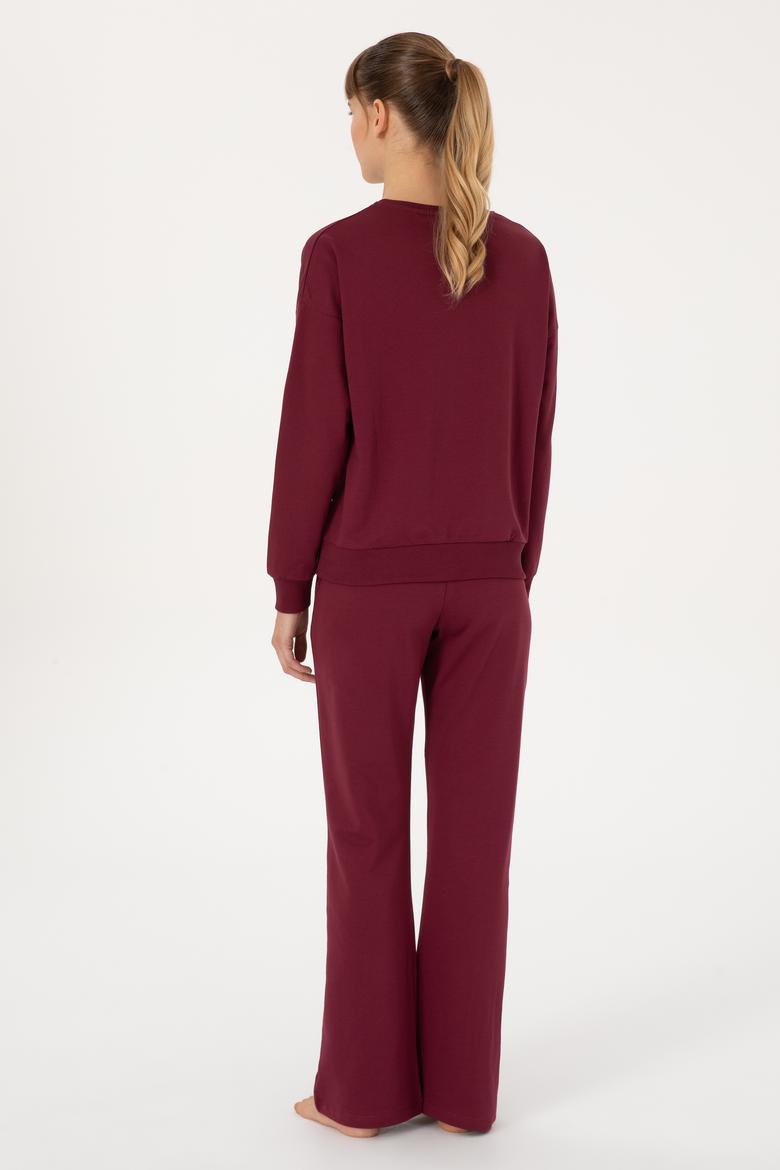 Kadın Vişne Yılbaşı Temalı Pijama Takımı - 50318899004