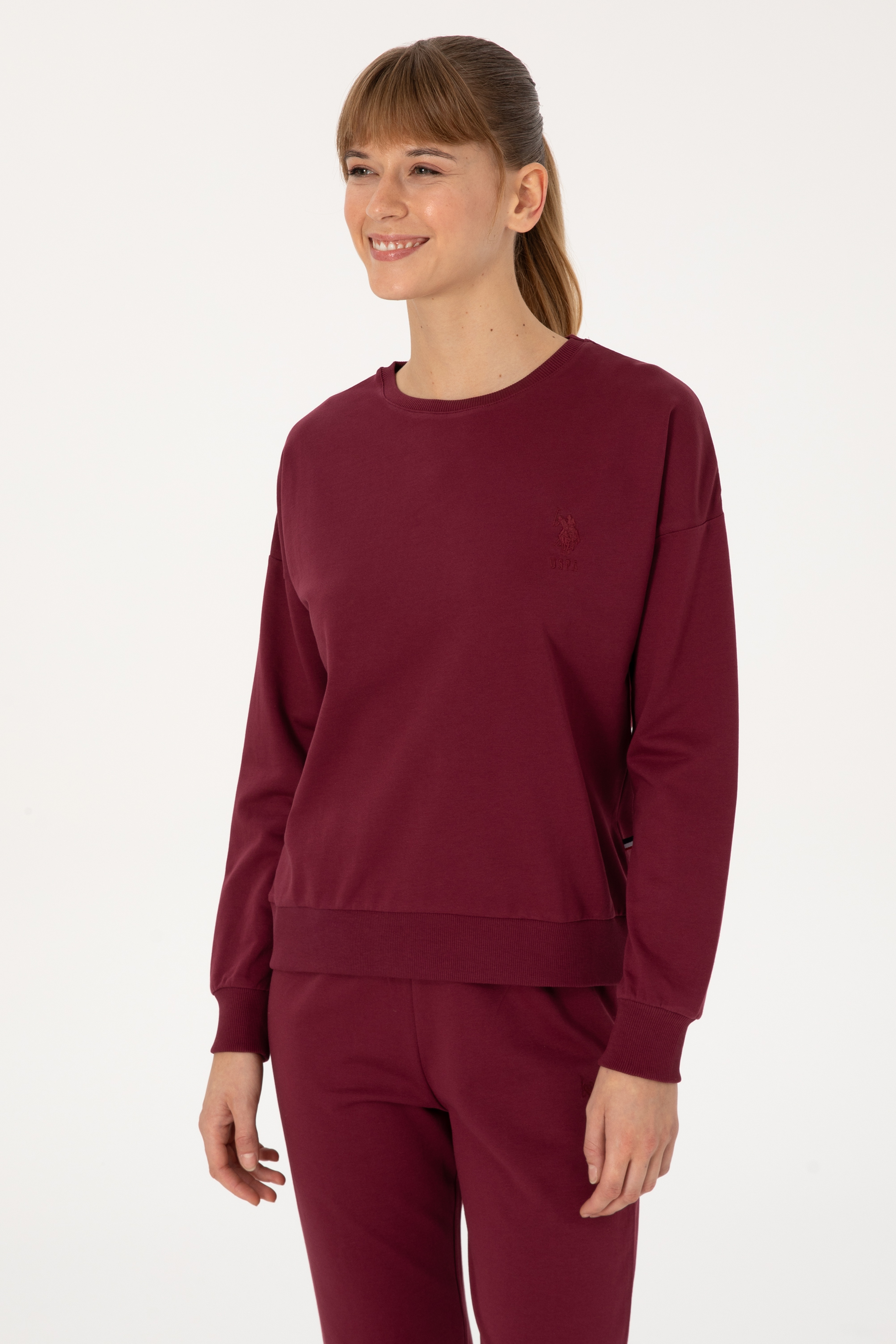 Kadın Vişne Yılbaşı Temalı Pijama Takımı