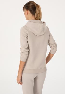 Kadın Taş Şardonlu Kapüşonlu Basic Sweatshirt - 50313566071
