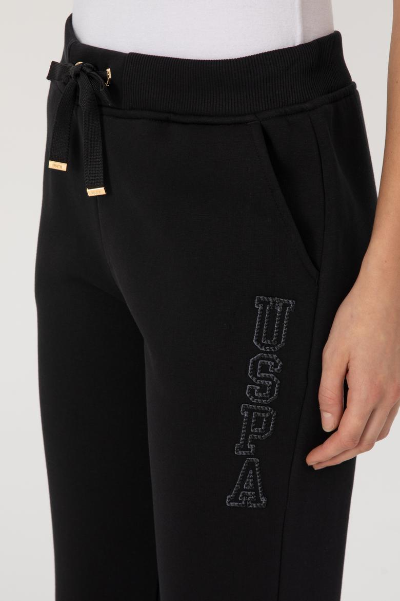 Kadın Siyah Şardonlu Eşofman Altı - 50313583016