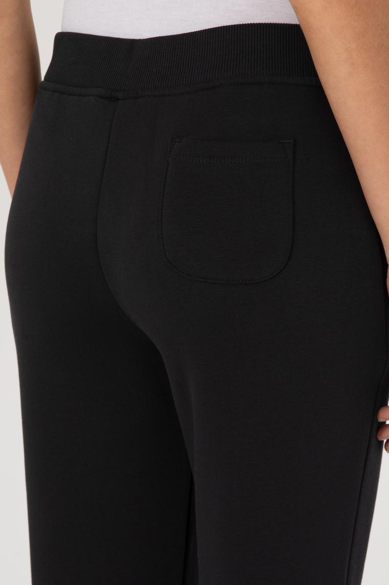 Kadın Siyah Şardonlu Eşofman Altı