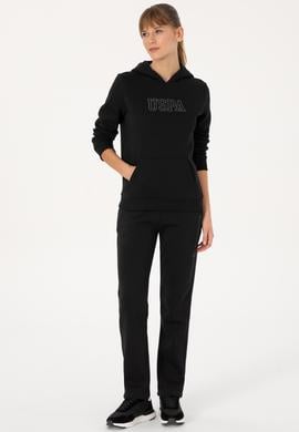 Kadın Siyah Şardonlu Eşofman Altı - 50313583016