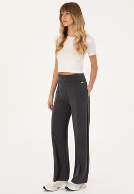 Kadın Antrasit Modal Karışımlı Loose Fit Eşofman Altı - 50307761051