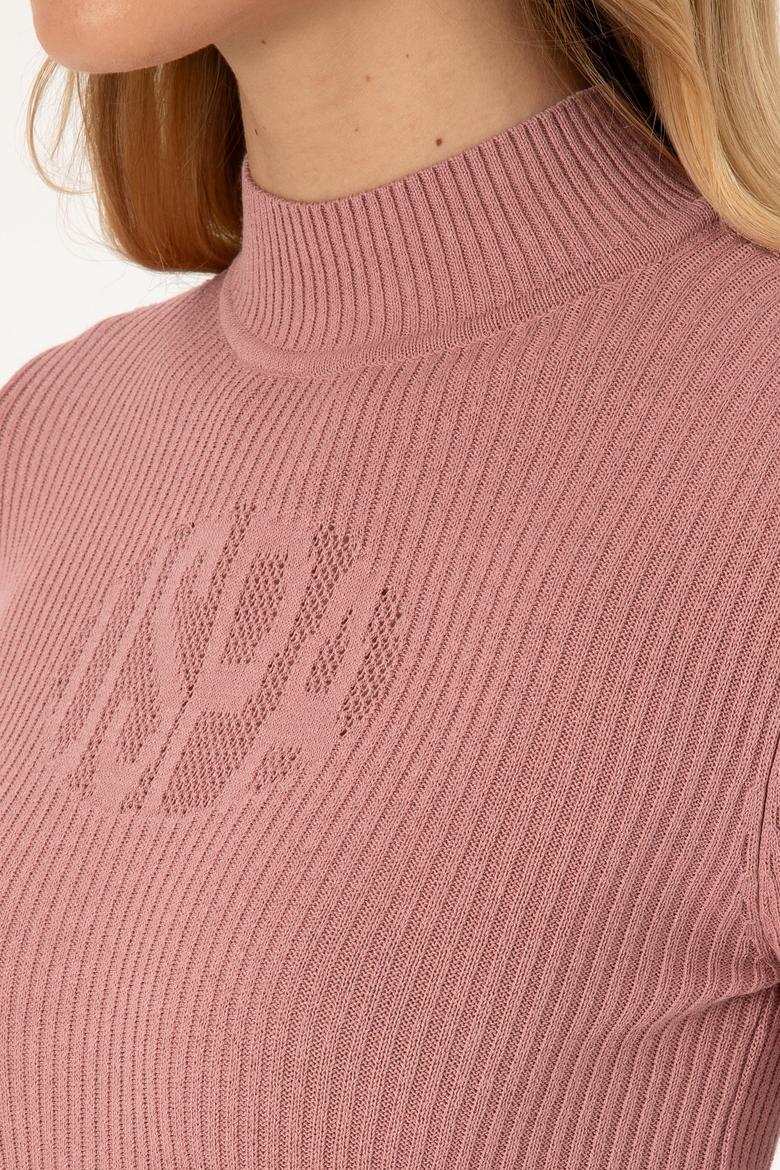 Kadın Orkide Yarım Balıkçı Yaka Kazak - 50310051037