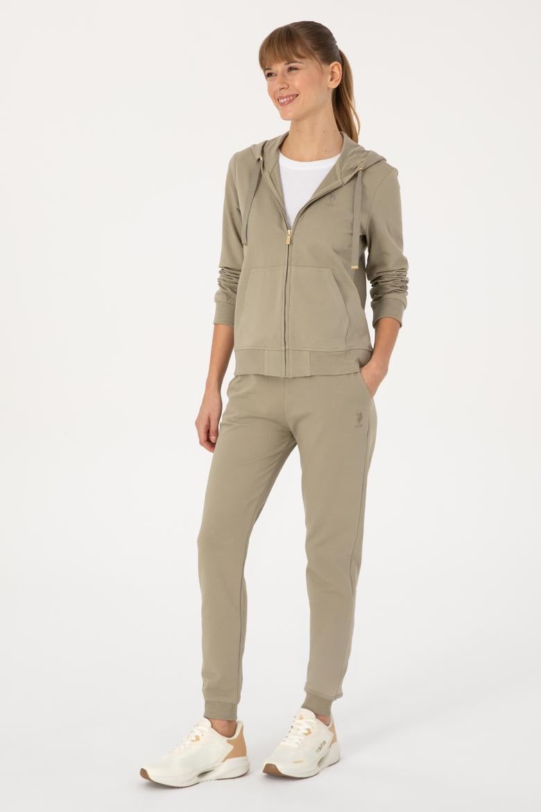 Kadın Açık Haki Jogger Eşofman Altı - 50313584029