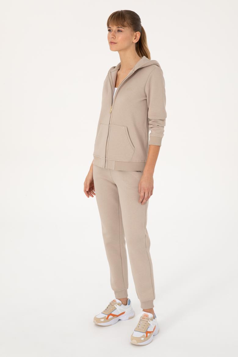 Kadın Taş Şardonlu Jogger Örme Pantolon - 50319079004