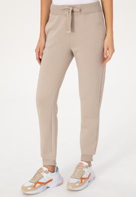 Kadın Taş Şardonlu Jogger Örme Pantolon - 50319079004