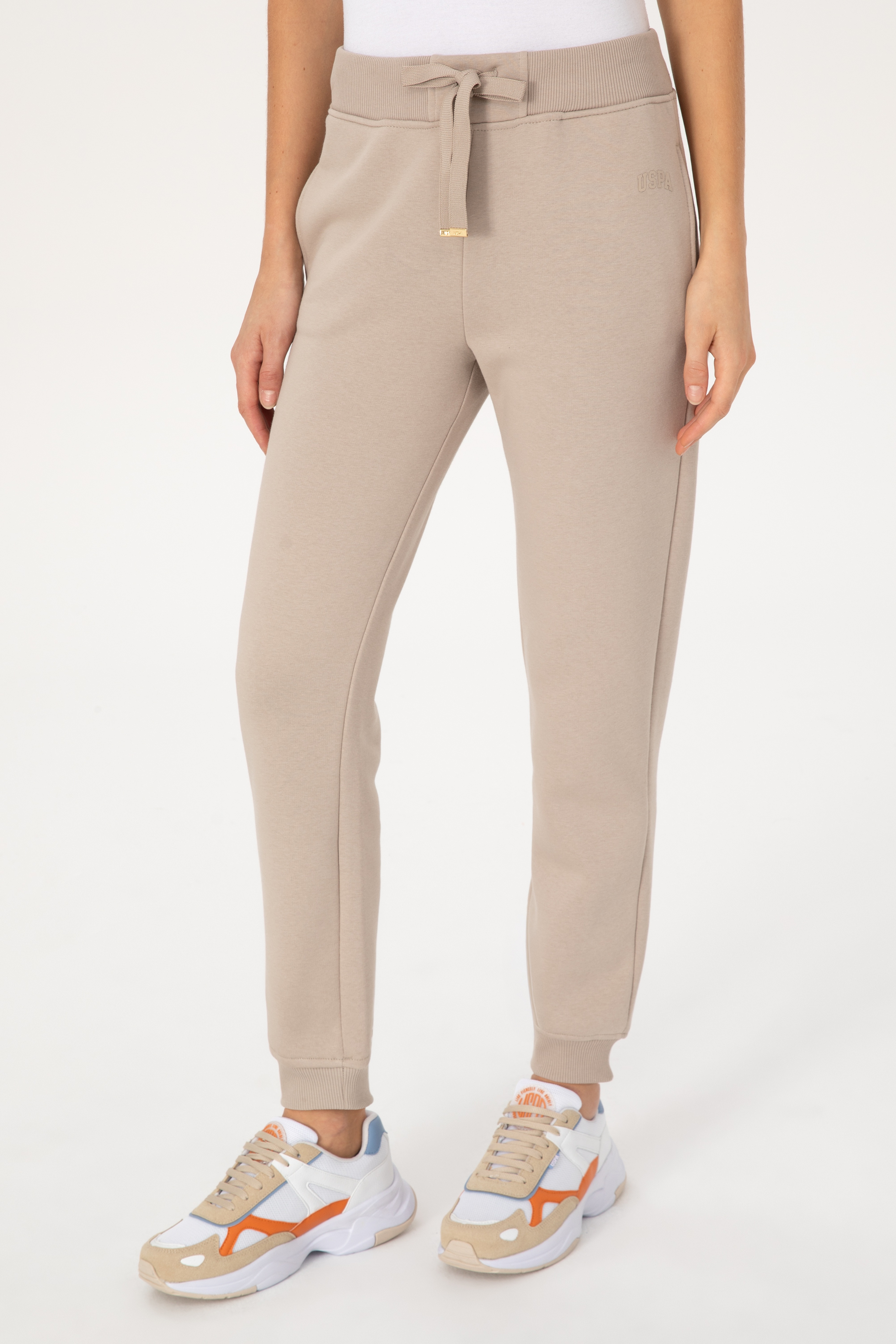 Kadın Taş Şardonlu Jogger Örme Pantolon - Image 2