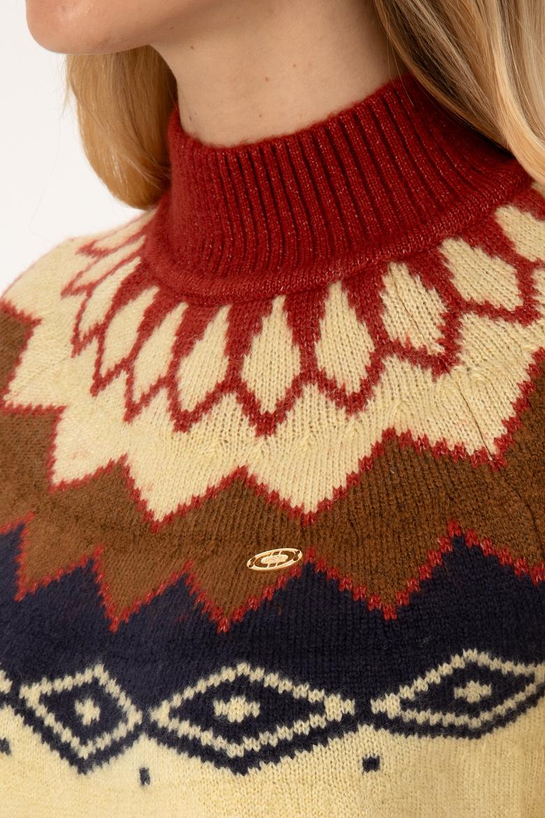 Kadın Beyaz Kazak - 50310064006