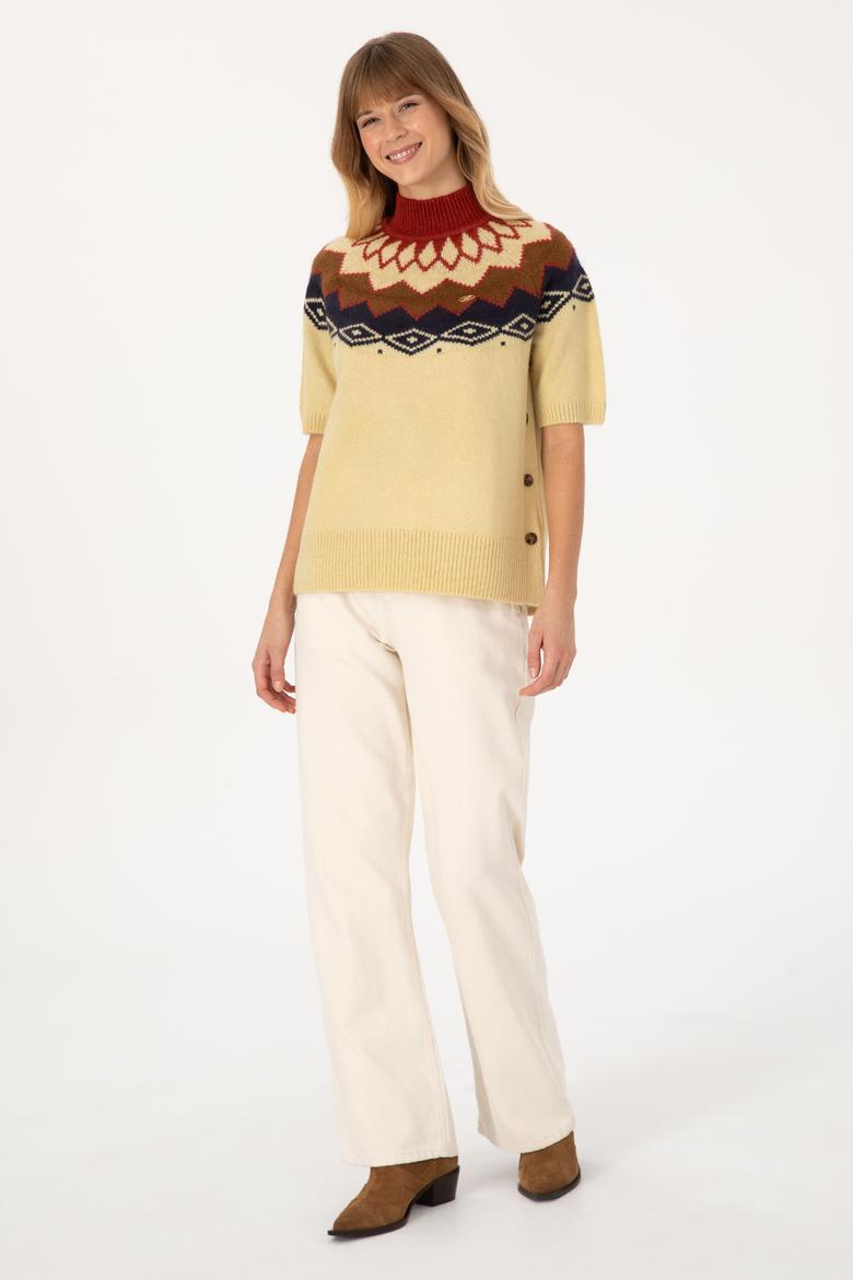 Kadın Beyaz Kazak - 50310064006