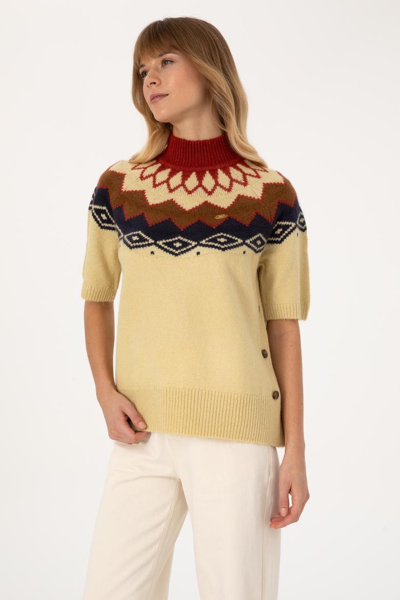 Kadın Beyaz Kazak - 50310064006