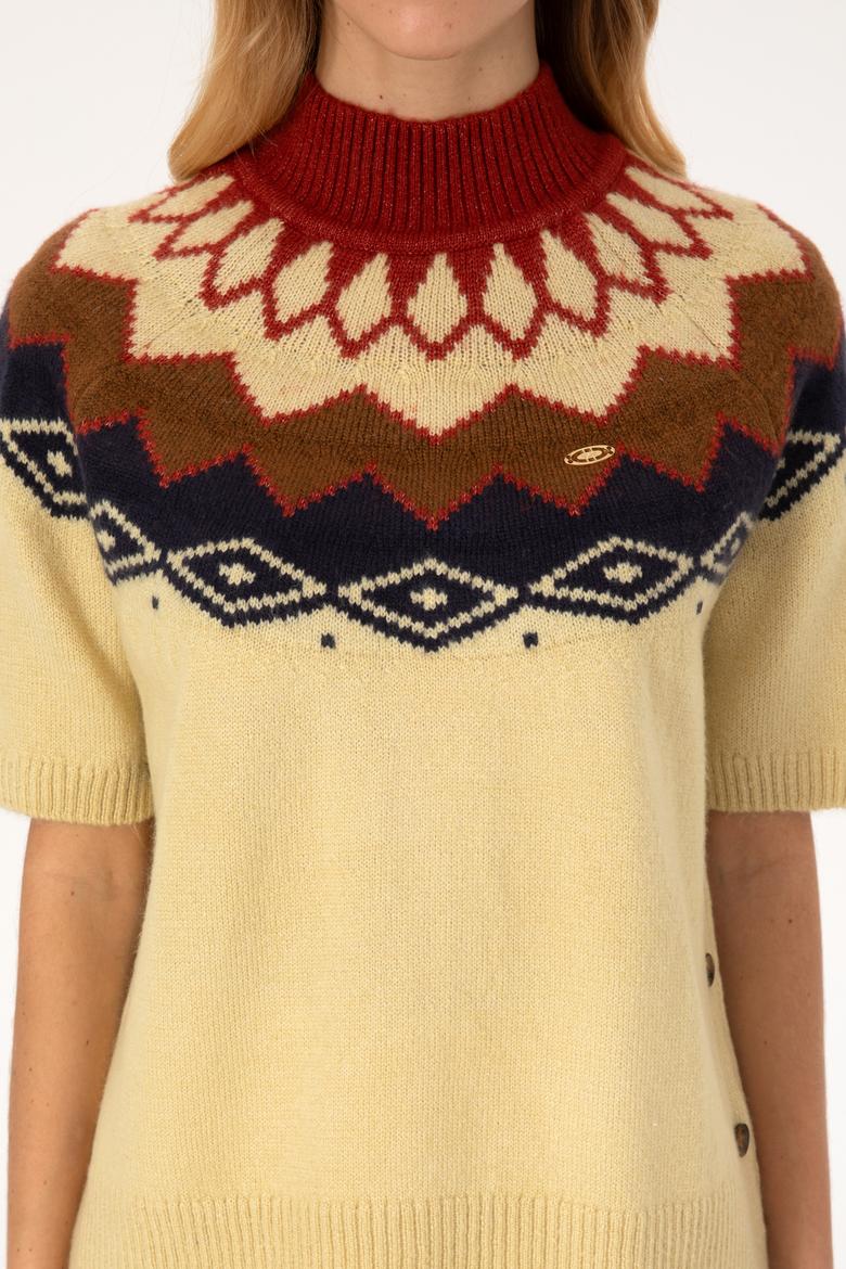 Kadın Beyaz Kazak - 50310064006