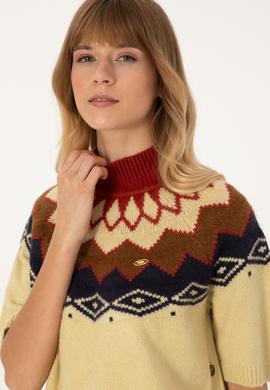 Kadın Beyaz Kazak - 50310064006