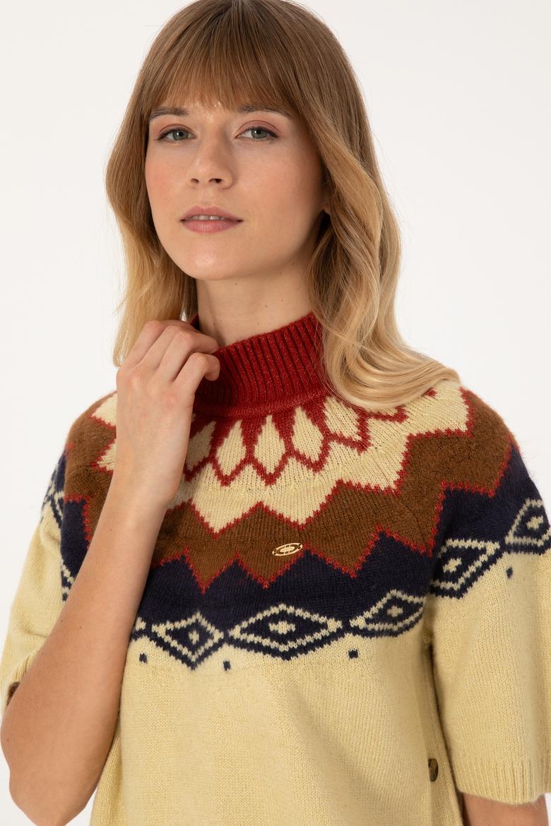 Kadın Beyaz Kazak - 50310064006