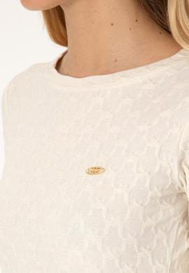 Kadın Krem Sweatshirt - 50309441005