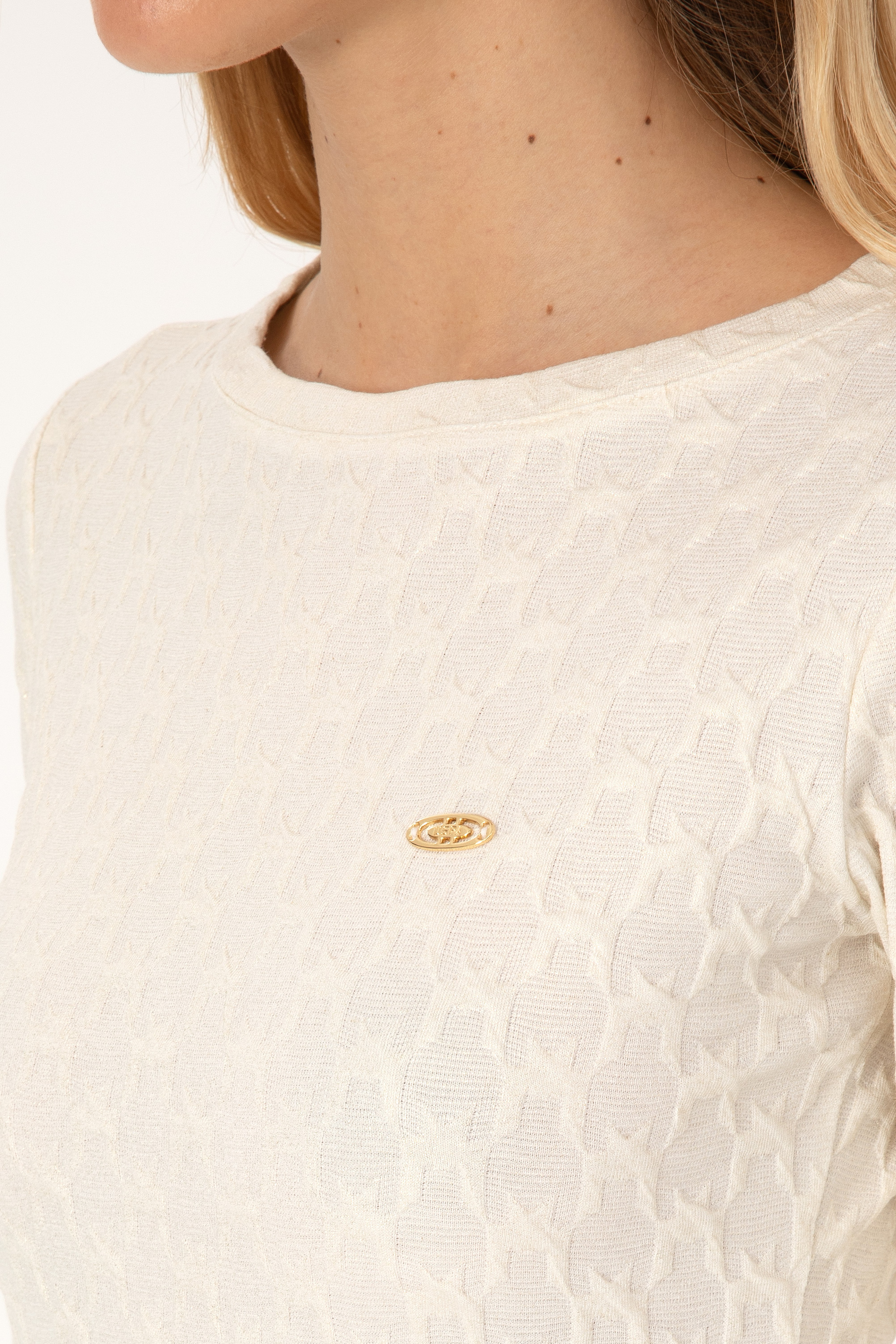 Kadın Krem Sweatshirt - Image 7