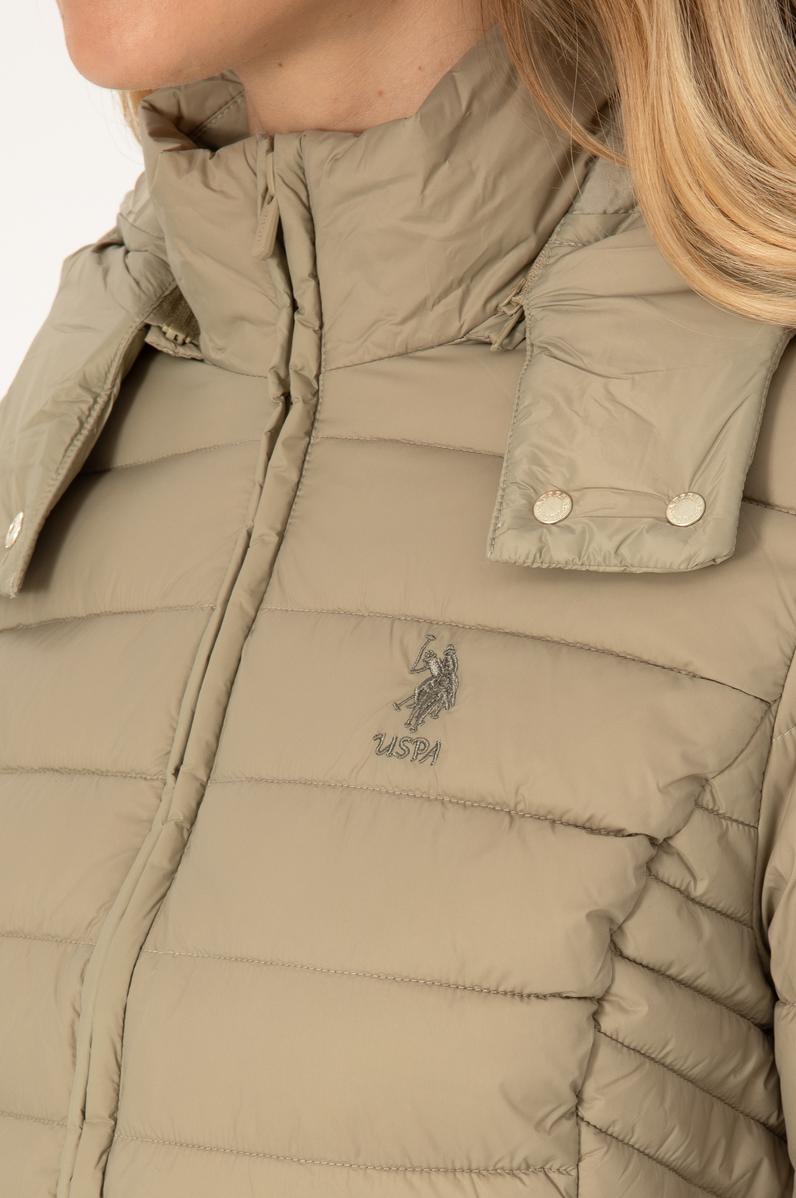 Kadın Açık Haki Mont