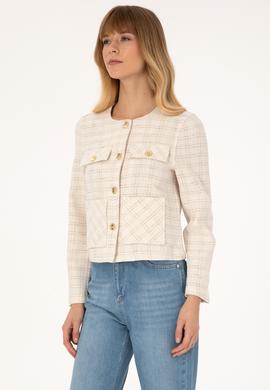 Kadın Krem Ceket - 50308757021