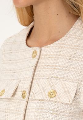 Kadın Krem Ceket - 50308757021