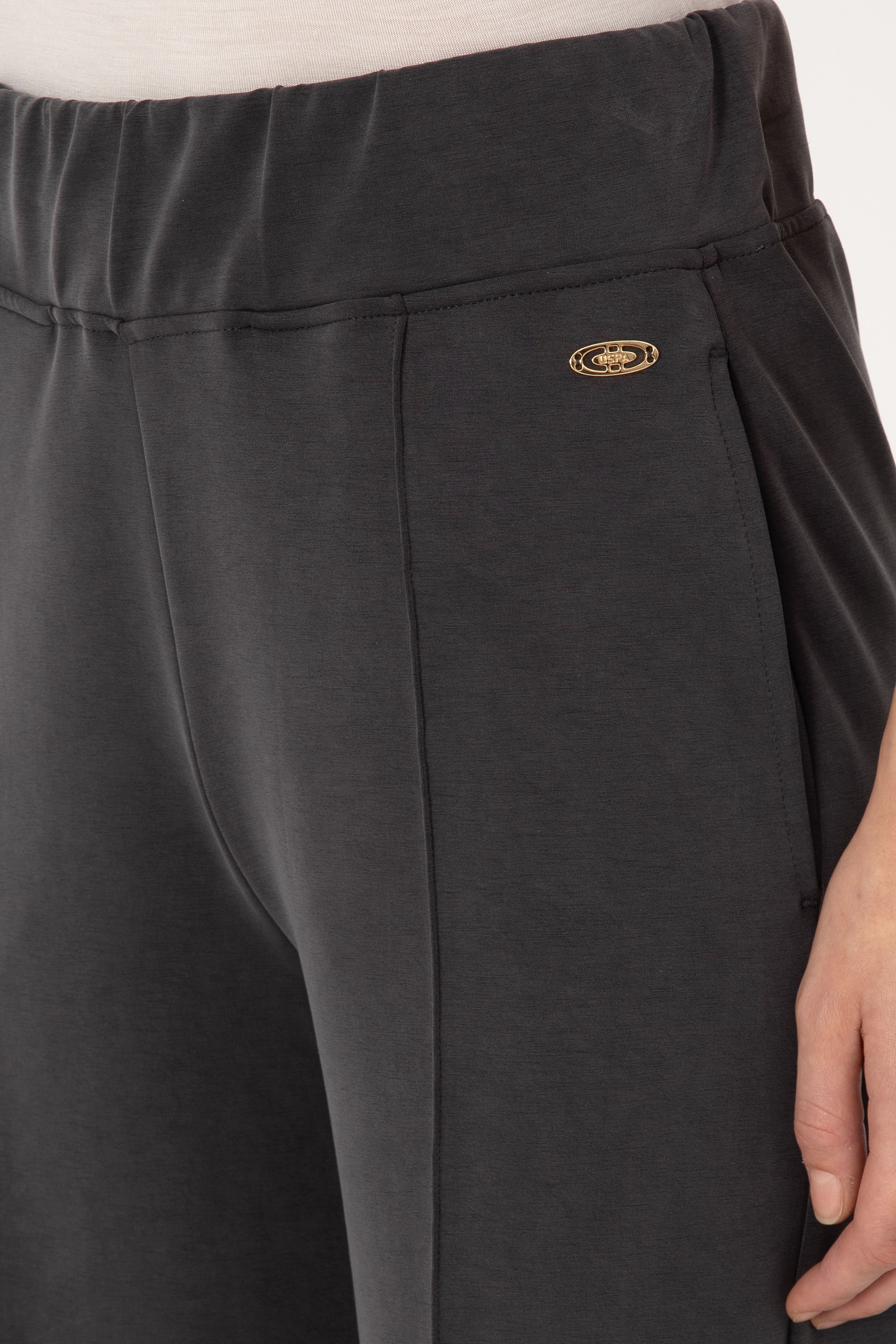 Kadın Antrasit Modal Karışımlı Loose Fit Eşofman Altı - Image 5
