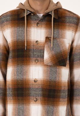 Erkek Camel Kapüşonlu Gömlek - 50308139010