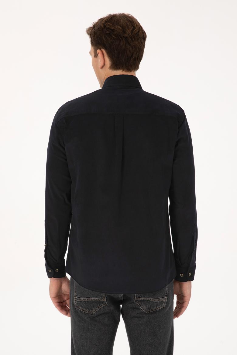 Erkek Siyah Uzun Kollu Gömlek - 50315915005