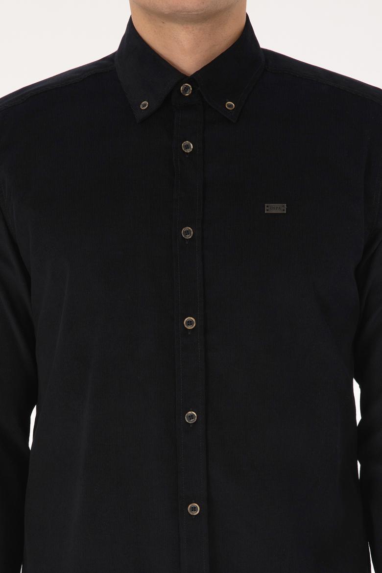 Erkek Siyah Uzun Kollu Gömlek - 50315915005