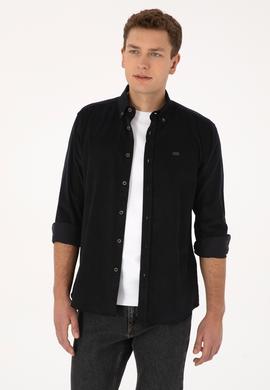 Erkek Siyah Uzun Kollu Gömlek - 50315915005