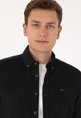 Erkek Siyah Uzun Kollu Gömlek - 50315915005