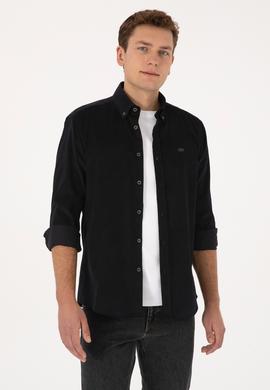 Erkek Siyah Uzun Kollu Gömlek - 50315915005