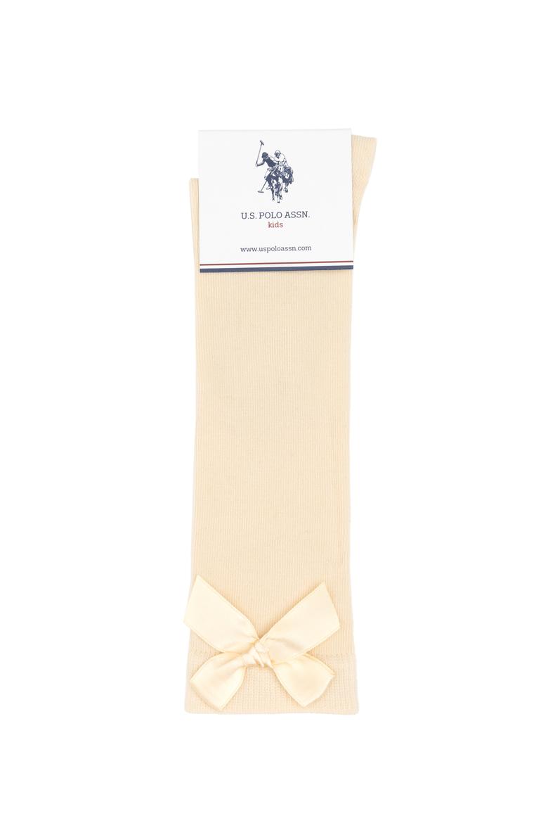 Kız Çocuk Krem Çorap - 50314663012