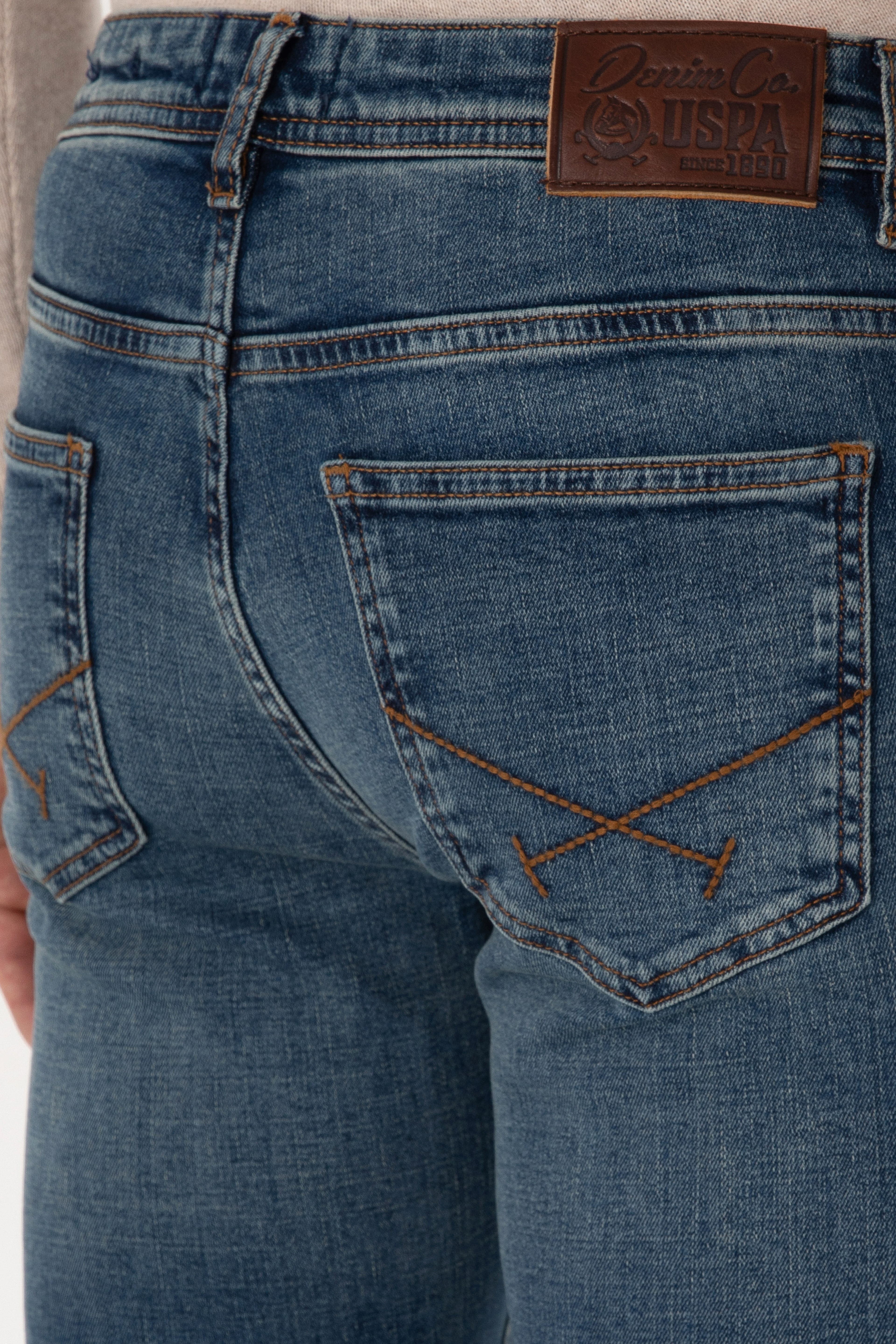Erkek Yeşil Real Slim Fit Jean Pantolon