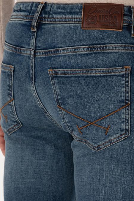 Erkek Yeşil Jean Pantolon