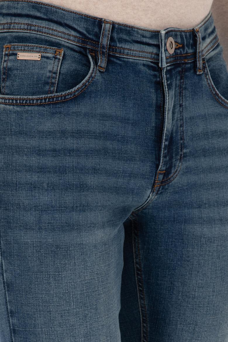 Erkek Yeşil Jean Pantolon - 50308277109